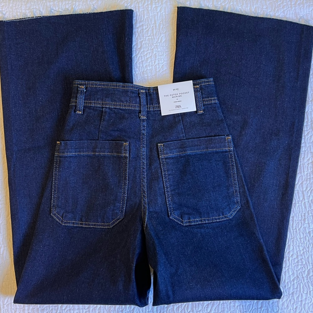 NWT Zara slim fit marine denim - Picture 6 of 9